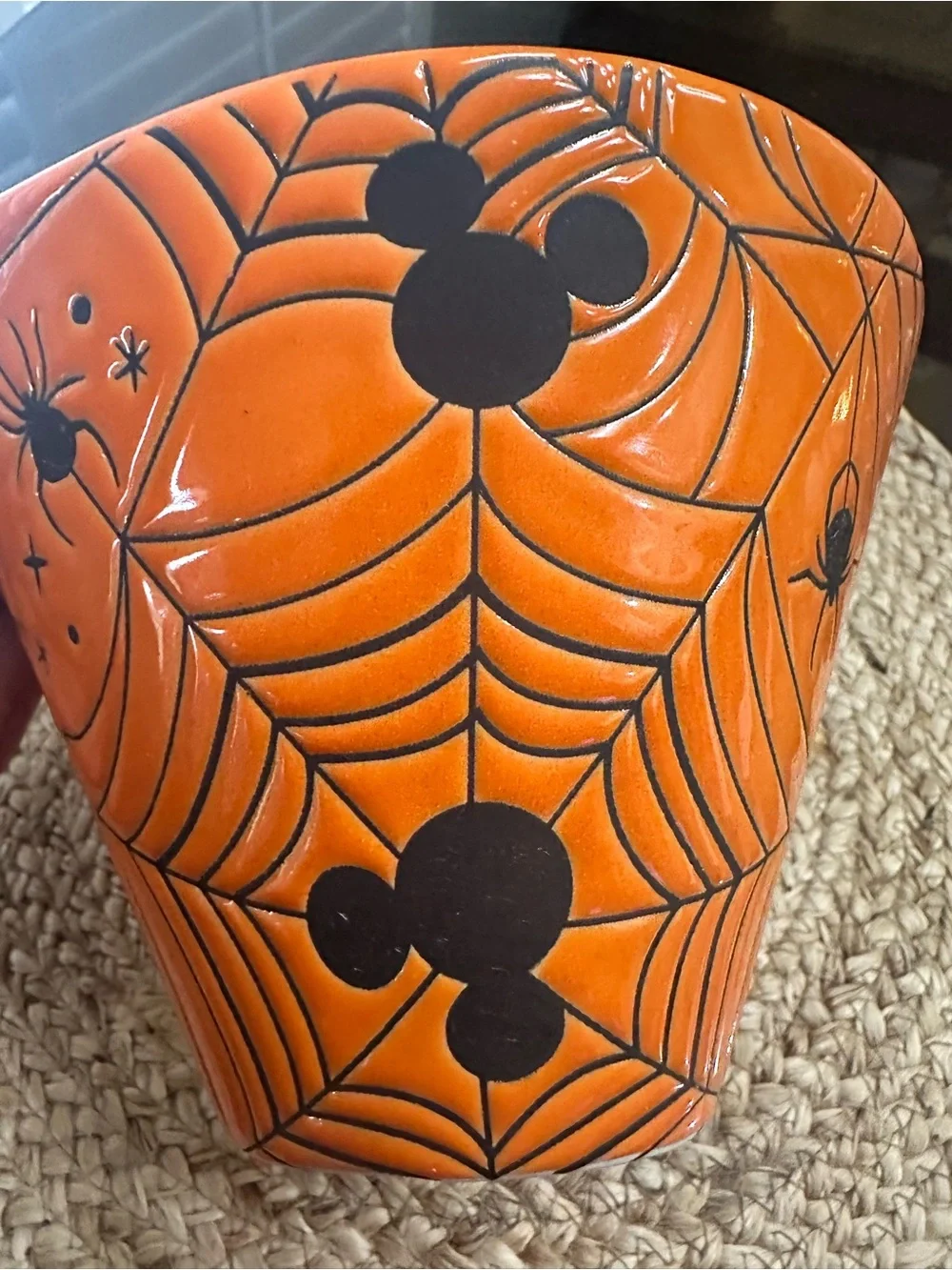 Disney Mickey Mouse Orange Halloween Ramen Noodle Bowl